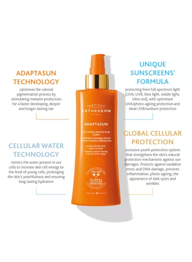 إستيديرم لوشن الجسم إستيديرم صن أدابتا صن هيدرا-بروتكتيف واقي من الشمس متوسط ​​الحماية 200 مل - Image 4