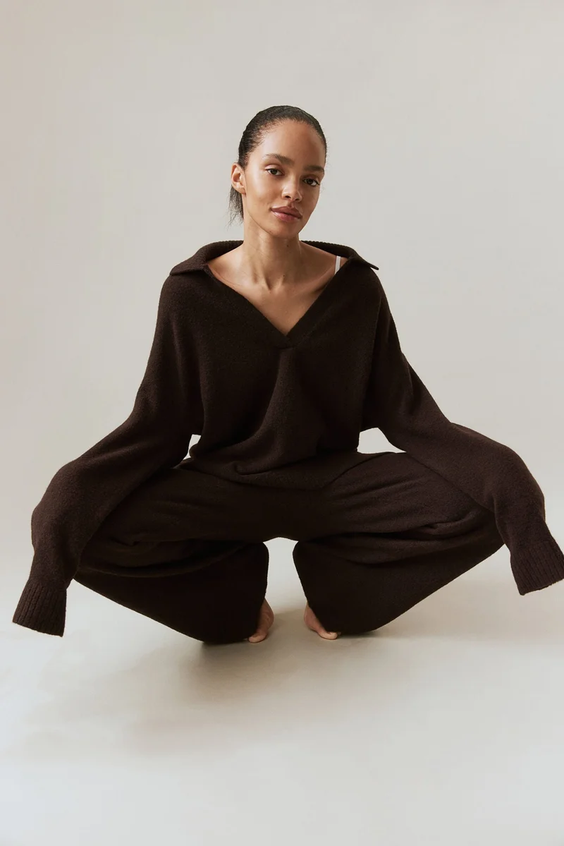 H&M Fine-knit trousers