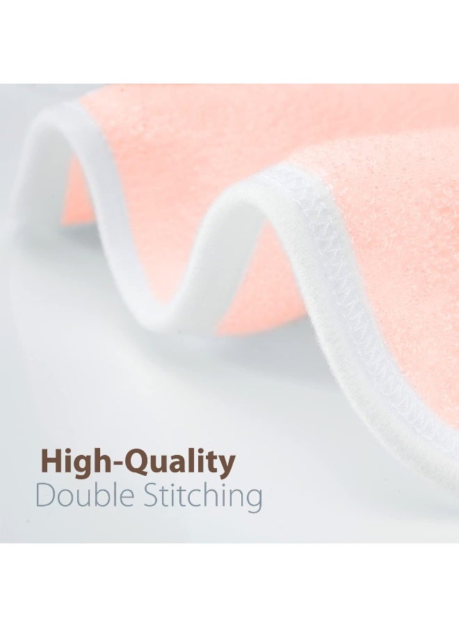MINIBOO Premium Baby Washcloths for Sensitive Skin - Extra Soft and Absorbent Rayon from Bamboo Face Cloths and Newborn Bath Face Towel - Perfect as Baby Gifts - Image 5