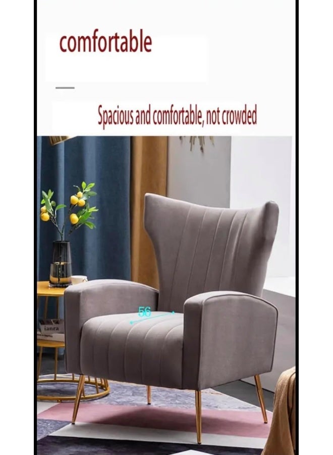 Poppins Home Poppins HOME New Modern Design Living Room Arm Chair (Light Grey) - Image 4