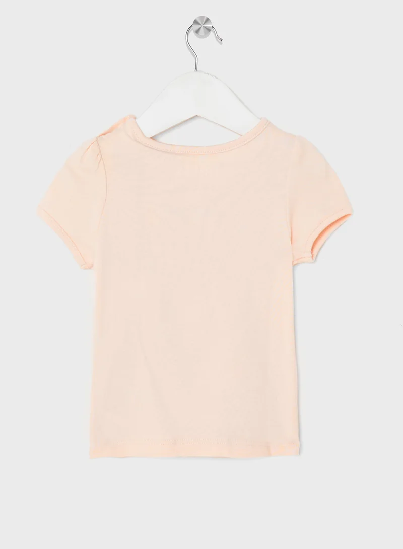 GUESS Kids Logo Crew Neck T-Shirt