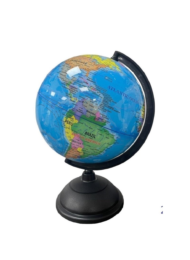 ATKET World Mini Globe For Kids Learning With Axis 14.2cm Diameter - Image 2