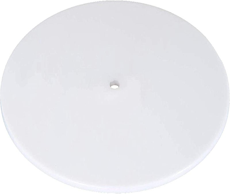 KASTLITE Custom Cut Round Lamp Shade Diffuser – 1/8” Thick Frosted White Acrylic Disc with 3/8" Center Hole – Softens Drum, Table, Pendant & Ceiling Lights – Lampshade Cover for Custom Openings - Image 1