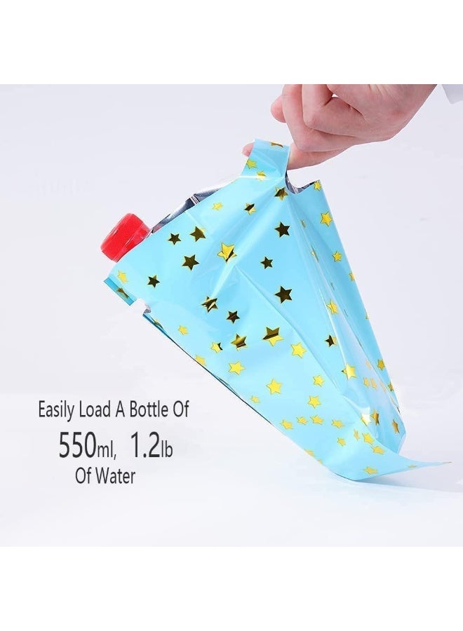 50 Pcs Kids Party Favors Bags, Birthday Goodie Candy Bags, Loot Bags for Kids Birthday Party, for Birthdays, New Years, Graduations, Anniversaries, Baby Showers, 5 Colors - Image 3