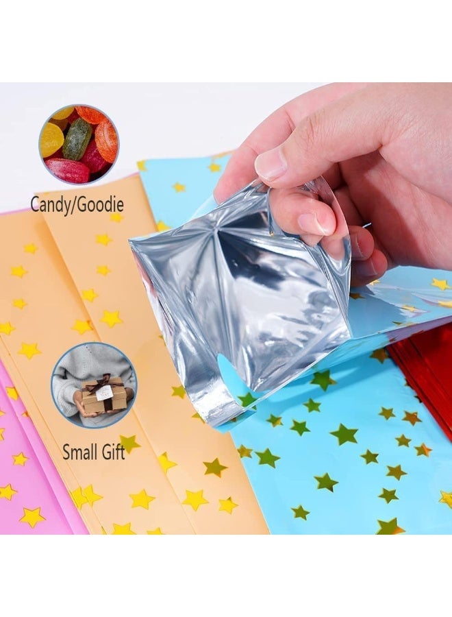 50 Pcs Kids Party Favors Bags, Birthday Goodie Candy Bags, Loot Bags for Kids Birthday Party, for Birthdays, New Years, Graduations, Anniversaries, Baby Showers, 5 Colors - Image 4