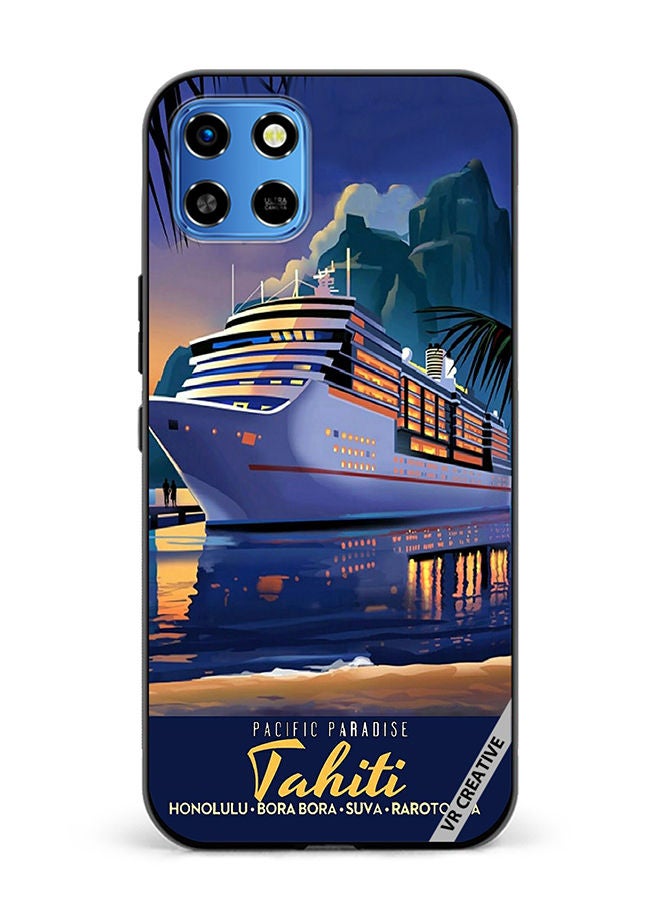 VR CREATIVE Protective Case Cover For Infinix Smart 6 HD Pacific Paradise Design Multicolour - Image 1