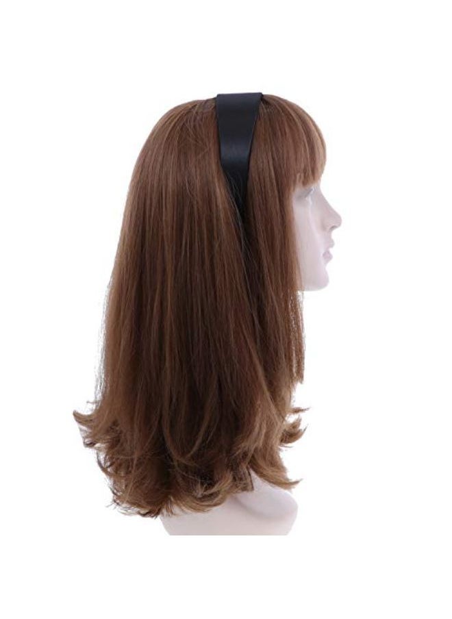 Motique Accessories Black 2 Inch Wide Satin Hard Headband With No Teeth Head Band For Women And Girls ()  - Image 2