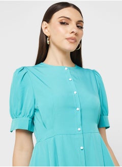 ELLA Buttong Down Shirt Dress  - Image 3