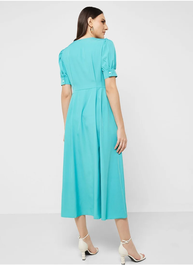 ELLA Buttong Down Shirt Dress