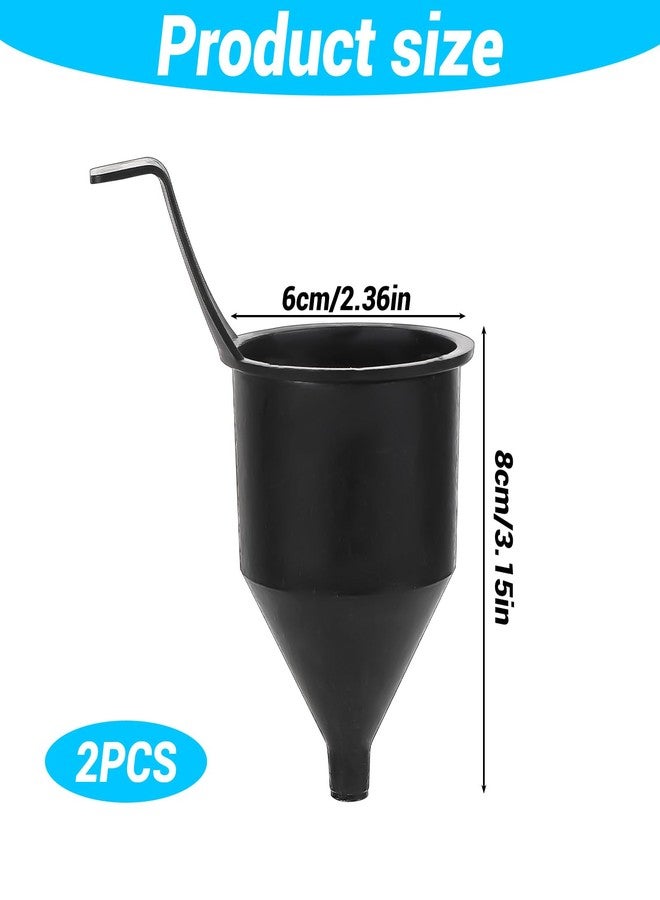 Psyqtsuary Liquid Consistency Thickness Cup, Viscosity Measuring Cup Measure Paint Varnish Lacquer Inks Replace SG244, Viscosimeter to Measure Paint, 2 PCS - Image 2