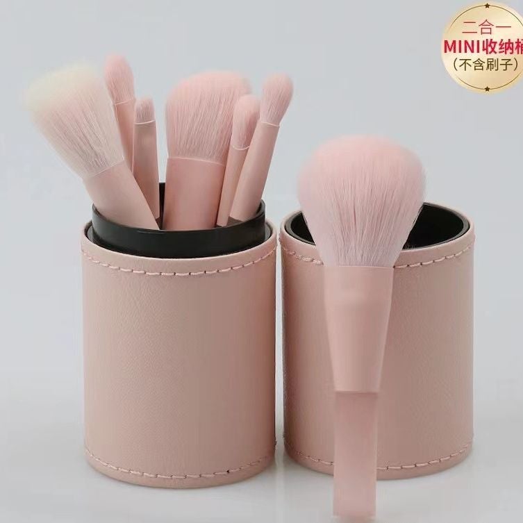 Cosmetic Brush Storage Holder – Portable Dustproof Box with Lid for 14 Brushes - Image 2