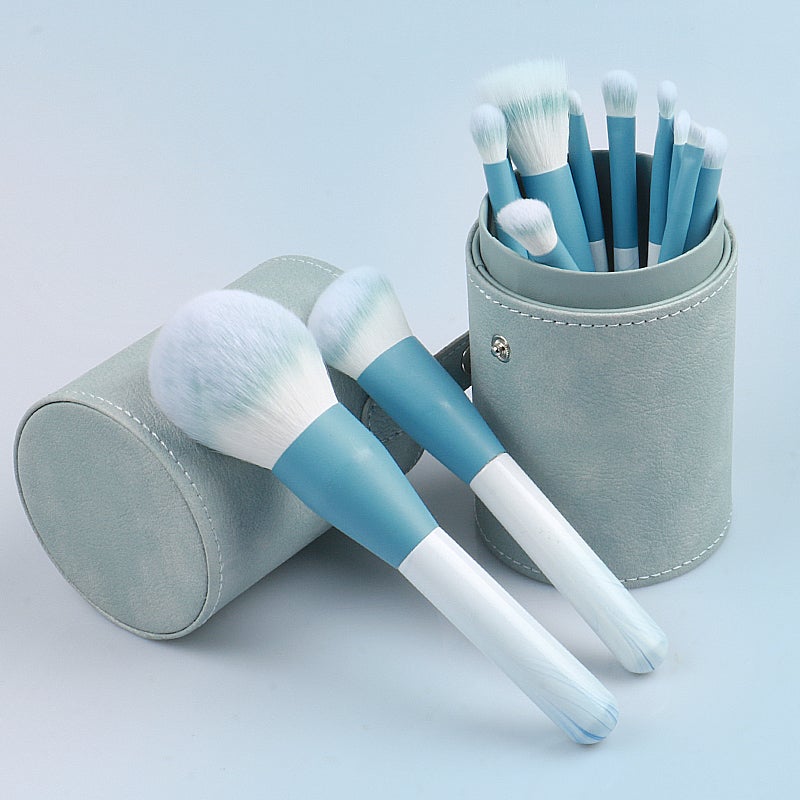 Cosmetic Brush Storage Holder – Portable Dustproof Box with Lid for 14 Brushes - Image 4