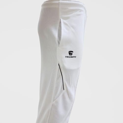 TRIUMPH Cricket Whites T-Shirt and Pant for Men | Regular Fit Cricket Uniform Size XS - Image 3