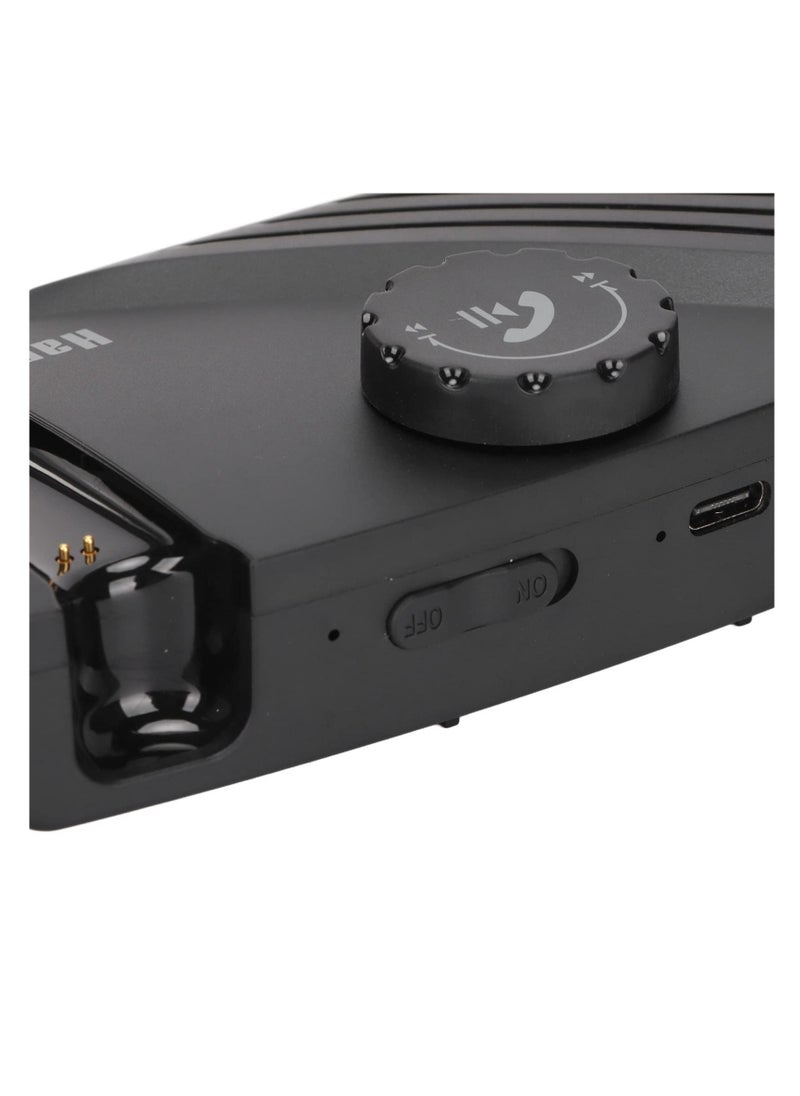 Bluetooth 5.0 Car Speaker, Handsfree Bluetooth Speakerphone for Cell Phone, Support 2 Mobile Phones Online, Multipoint Handsfree Car Speaker Headset, Bluetooth 5.0 Car Kit with Visor Clip - Image 4