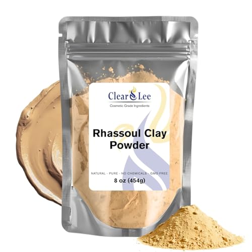 ClearLee Rhassoul Ghassoul Clay Cosmetic Grade Powder 100 Pure Natural Powder Great For Skin Detox Rejuvenation and More Heal Damaged Skin DIY Clay Face Mask 8 oz - Image 2