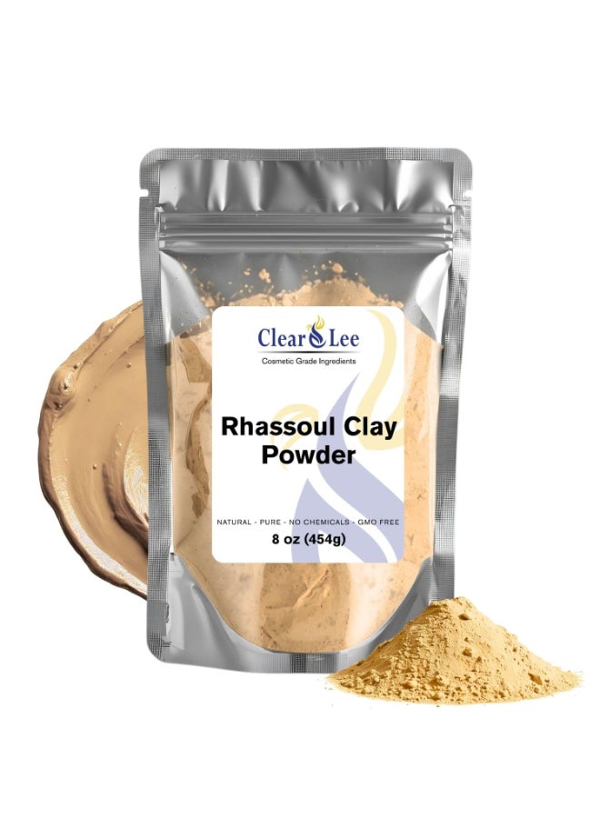 ClearLee Rhassoul Ghassoul Clay Cosmetic Grade Powder 100 Pure Natural Powder Great For Skin Detox Rejuvenation and More Heal Damaged Skin DIY Clay Face Mask 8 oz - Image 3