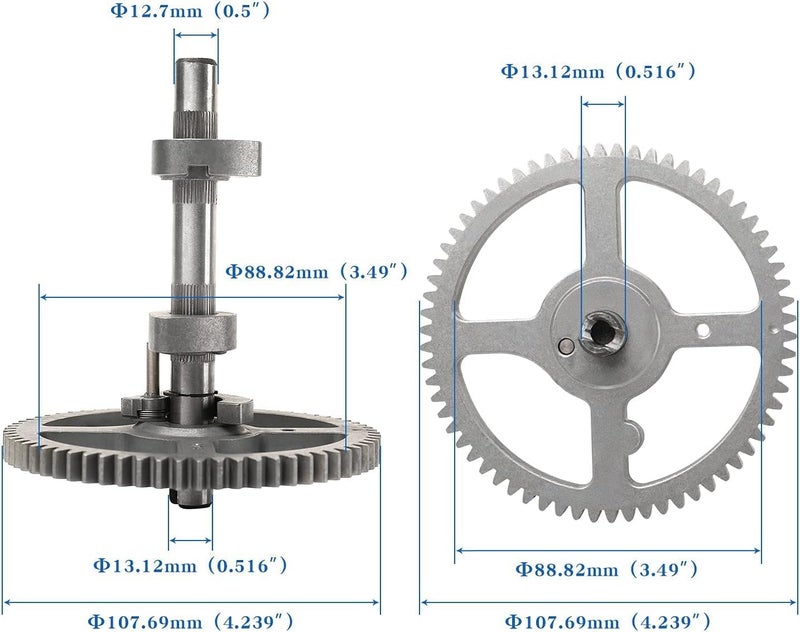 CANZILLA Camshaft 84005207 Compatible with BS 793880 793583 792681 791942 795102 Camshaft kit, Cam Replacement Kit with 795387 Oil Seal Ring and 697110 Crankcase Gasket - Image 5