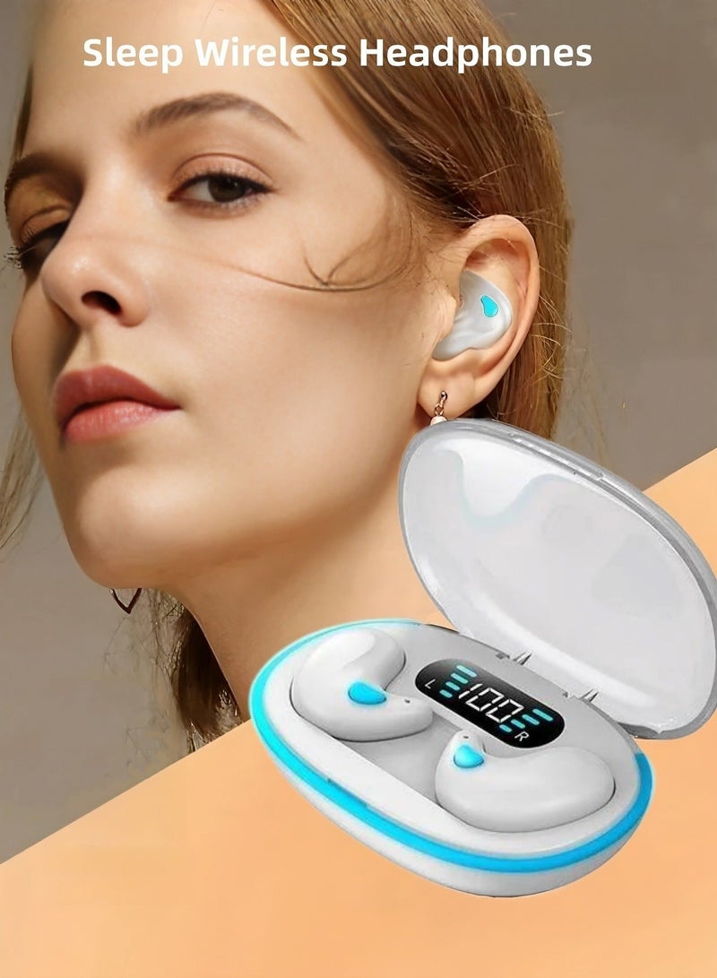 Flyview True Wireless Earbuds, In-Ear Bluetooth 5.49 Headphones 4-Mics ENC Clear Call, Bluetooth Earbuds Touch Control 40 Playtime, IPX6 Waterproof TWS, Light-Weight Earphones - Image 1