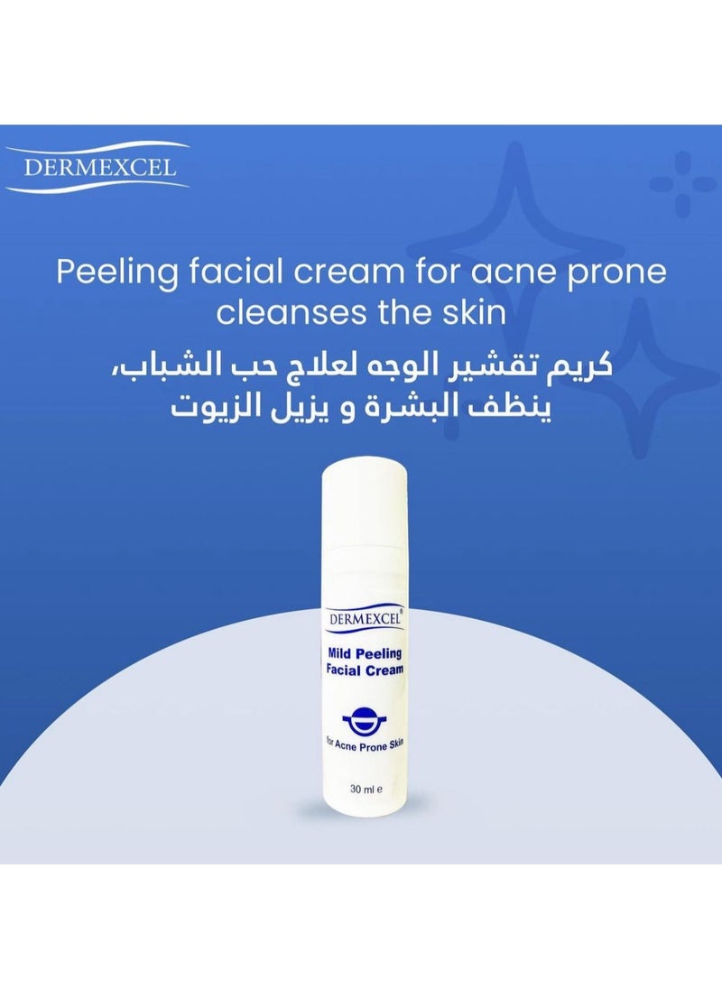 Dermexcel Dermexcel - Mild Peeling Facial Cream for acne prone cleanses the skin  - Image 3