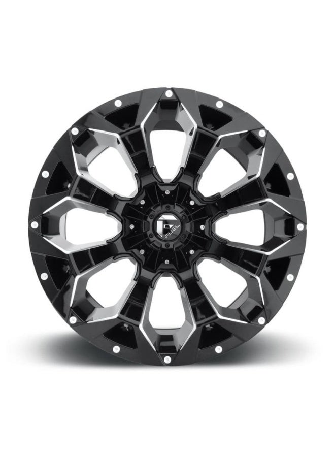 FUEL D576 ASSAULT 20X9 6X135/6X139.7 ET1 CB106.1 GLOSS BLACK MILLED - Image 2