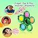 FIGROL Fidget Toys 3 PackPop Fidget Spinner for Kids Adults Relieves Stress and Calm DownSensory Toys for Kids with Autism ADHD ToysGreen - Image 4