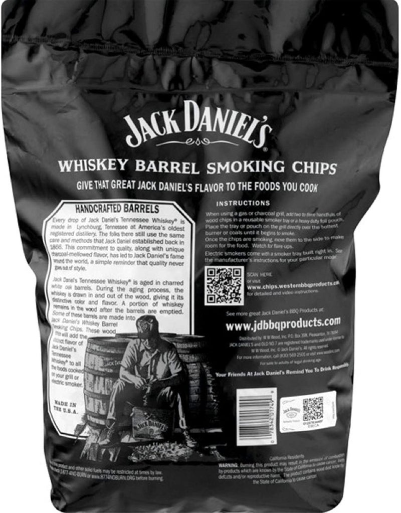 Jack Daniel's 01749 BBQ Smoking Chips, 1 pack, Black - Image 3