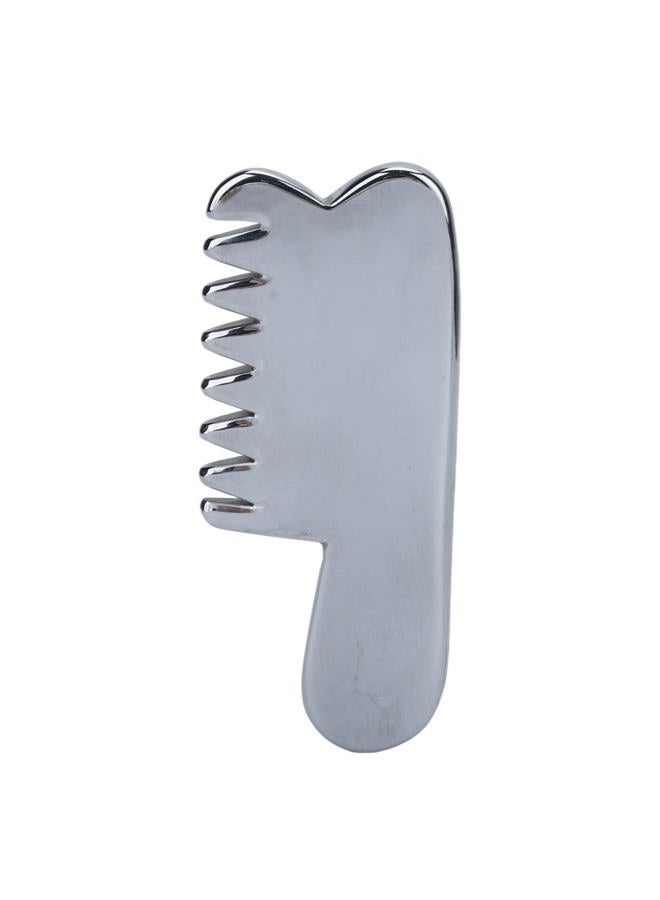 Brrnoo Massage Comb Gua Sha Massage Tool, Energy Stone Terahertz Massage V Face Beauty Comb Gua Sha Facial Tool, Gentle Gua Sha Scraping Facial Stone Body Massage Tool - Image 1