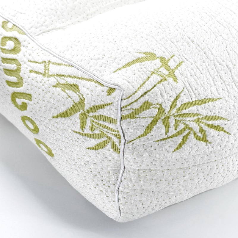 MINUPWELL 6.5" Knee Pillow for Side Sleepers - 100% Shredded Memory Foam Leg Pillow for Side Sleeping - Between Leg & Under Hip Pillow - Relieving Leg, Back, and Knee Pain - Rayon Derived from Bamboo - Image 5