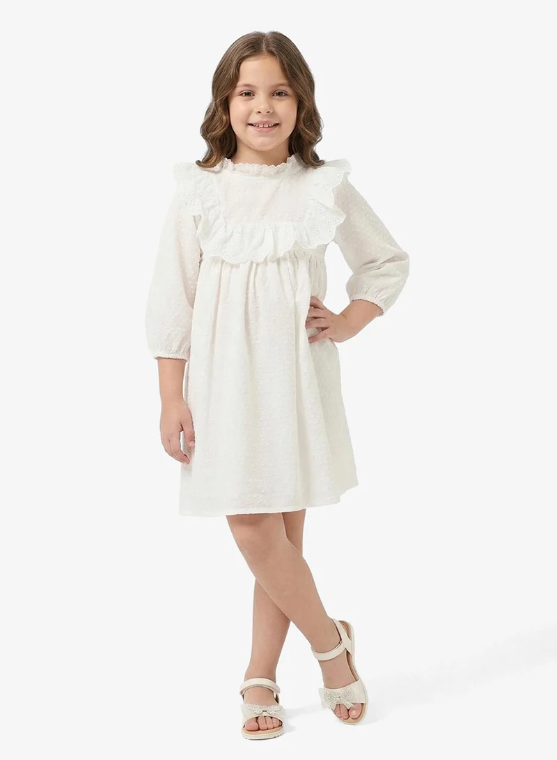 بنياتا فستان بكشكش