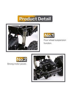 Y&D High-Speed Off-Road Bigfoot Climbing Remote Control Toy Car For Ages 8+ Years 27x17x12cm  - Image 2