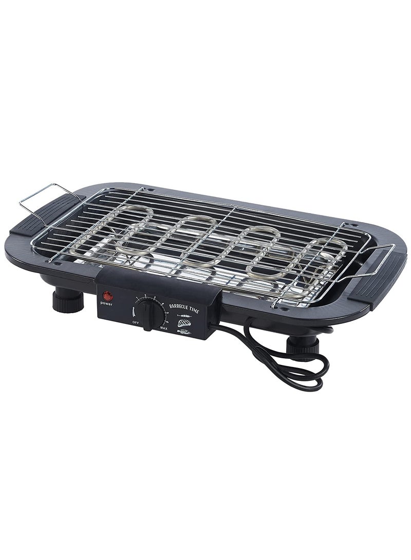 Portable Electric Barbecue 2000W High Power Grill Indoor BBQ Grilling Table with 5 Adjustable Temperature fit Home Dinner Camping Travel Hiking - Image 1