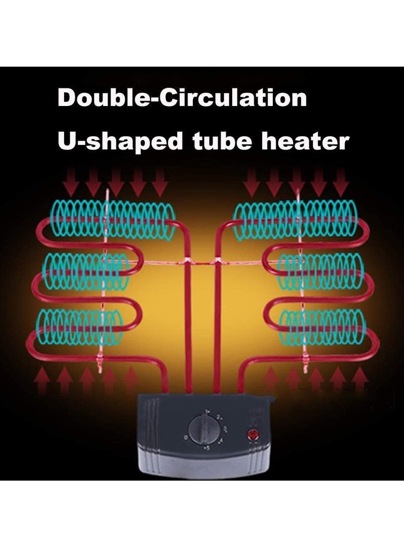 Portable Electric Barbecue 2000W High Power Grill Indoor BBQ Grilling Table with 5 Adjustable Temperature fit Home Dinner Camping Travel Hiking - Image 5