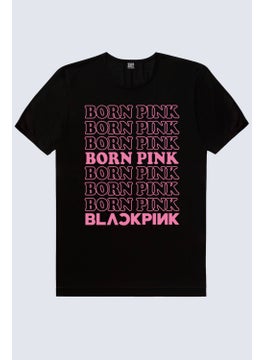 Rock&Roll Pink Dogan Blackpink Black Short Sleeve Women's T-Shirt  - Image 3