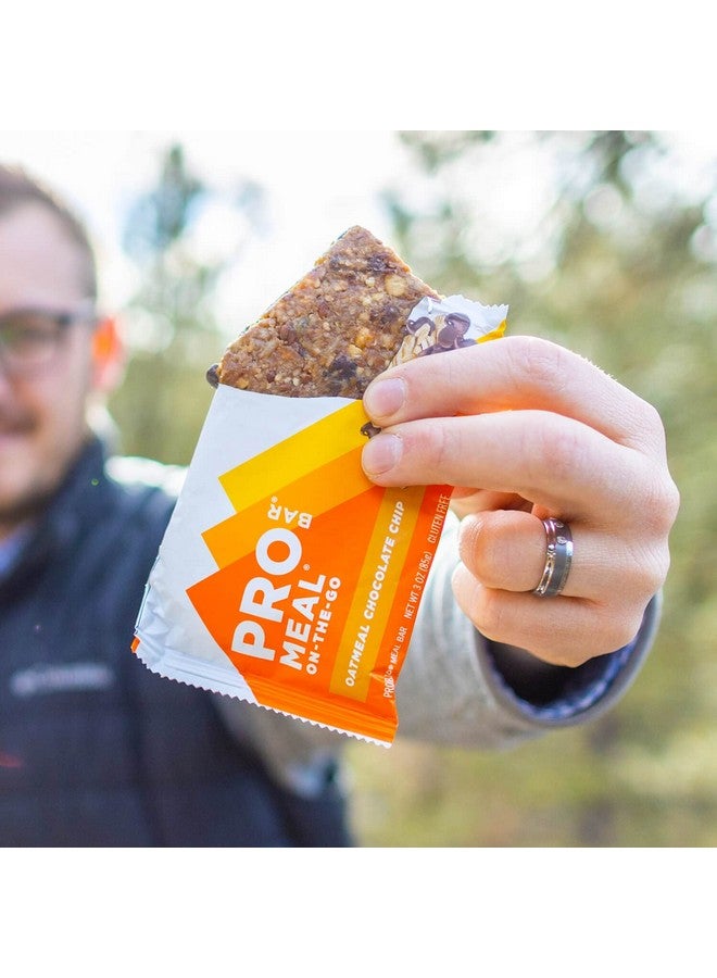 برو بار بروبار - بار وجبة، دقيق الشوفان برقائق الشوكولاتة، غير معدل وراثيًا، خالٍ من الغلوتين، صحي، نباتي، مكونات غذائية كاملة، طاقة طبيعية (12 قطعة) - Image 3