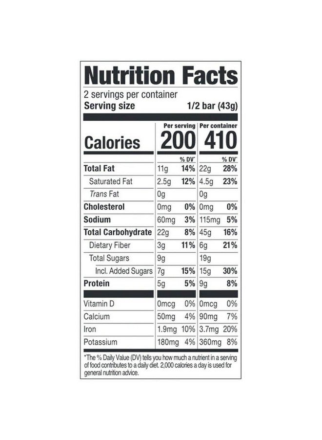 برو بار بروبار - بار وجبة، دقيق الشوفان برقائق الشوكولاتة، غير معدل وراثيًا، خالٍ من الغلوتين، صحي، نباتي، مكونات غذائية كاملة، طاقة طبيعية (12 قطعة) - Image 5