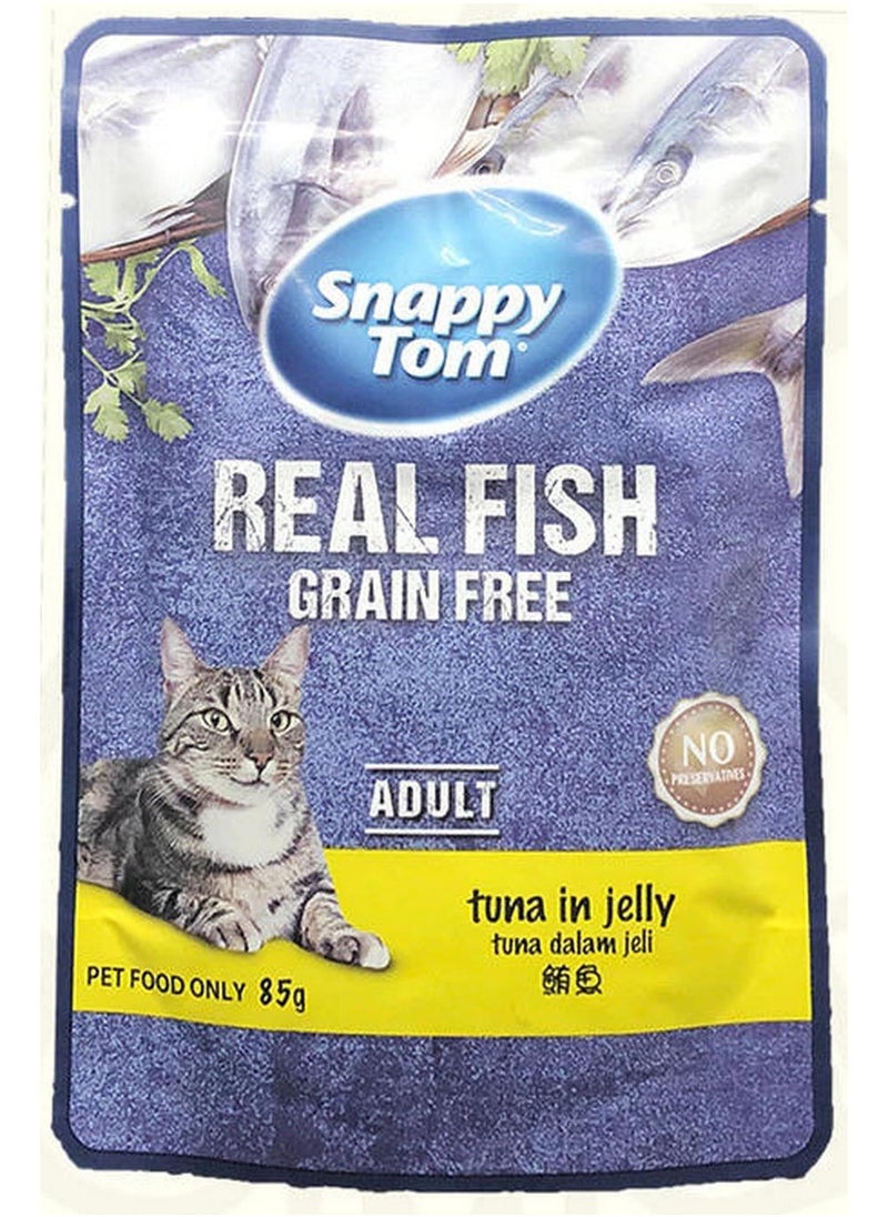 Snappy Tom Catfood Tuna In Jelly Adult 85 G  - Image 1