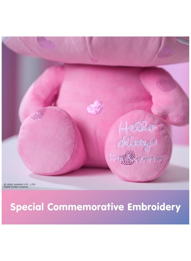 GUND GUND Sanrio Hello Kitty 50th Anniversary Plush, Special Edition Stuffed Animal for Ages 1 and Up, Pink, 12”  - Image 4