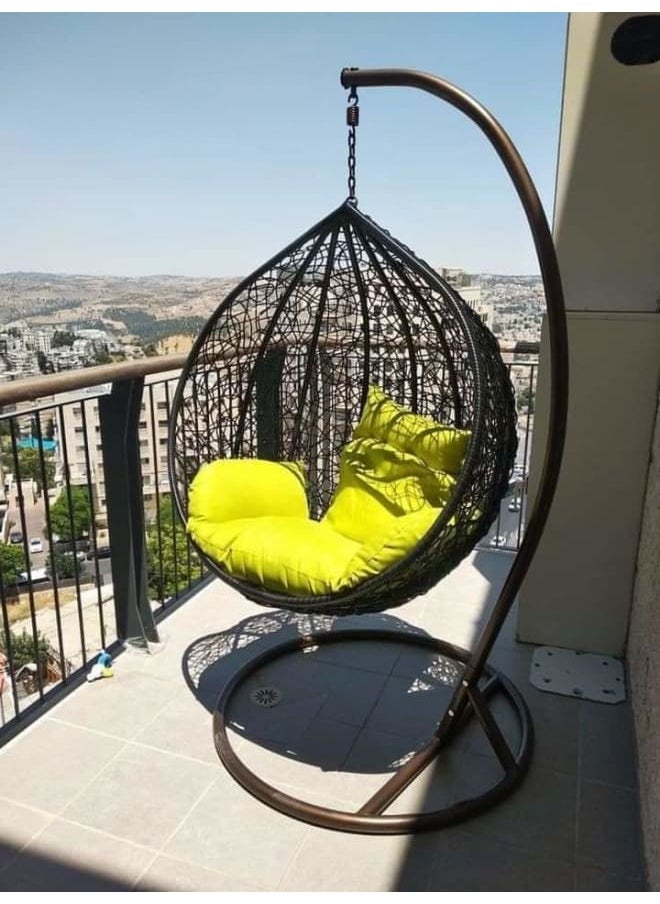 Sampa Rattan Sampa Rattan Swing – The Perfect Single-Seat Retreat for Ultimate Comfort.  - Image 1