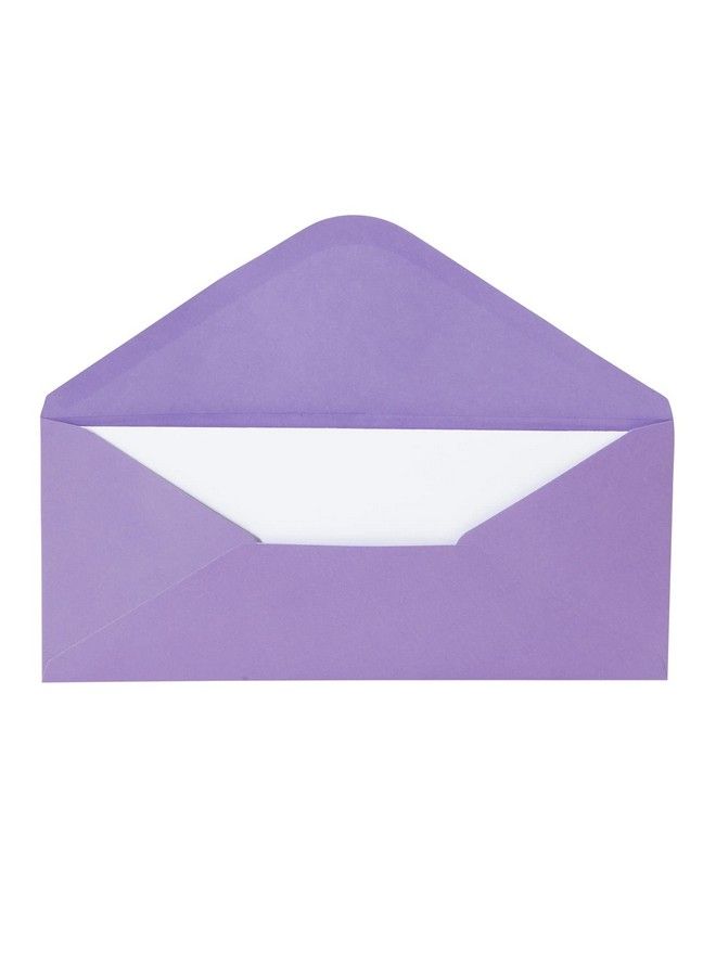 Sustainable Greetings 200Pack 10 Purple Envelopes Bulk With Gummed Seal And Vflap For Invitations Mailing Business Letters Checks Greeting Cards Holidays Notes And Photos (4 1 8 X 9 1 2 In) - Image 5