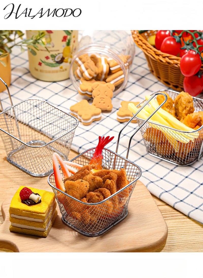 HALAMODO Square Mini Snack Holder Silver 10x7x8cm - Image 2