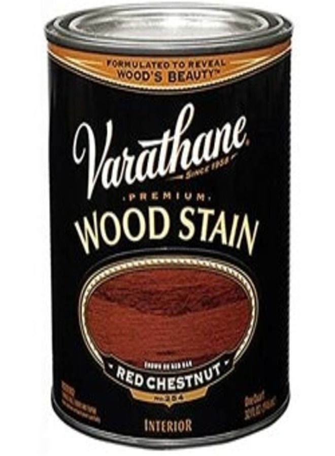 RUST-OLEUM 1 لتر من زيت الخشب الداخلي من فاراتان براندز 211725H بلون الكستناء الأحمر