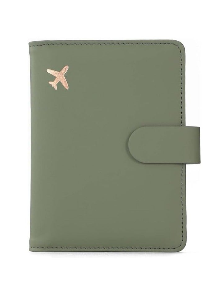 Passport Holder for Travel women/Men, Cute Passport Wallet Rfid Blocking Card Slots, Rfid Passport Cover/CaseTravel Wallet, Passport Book Holder  - Image 1