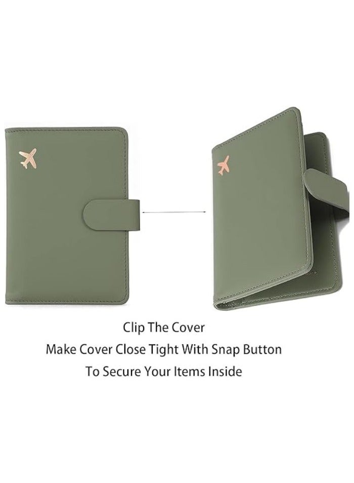 Passport Holder for Travel women/Men, Cute Passport Wallet Rfid Blocking Card Slots, Rfid Passport Cover/CaseTravel Wallet, Passport Book Holder  - Image 3