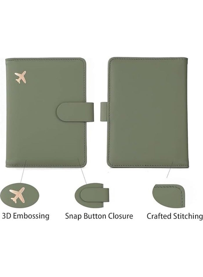 Passport Holder for Travel women/Men, Cute Passport Wallet Rfid Blocking Card Slots, Rfid Passport Cover/CaseTravel Wallet, Passport Book Holder  - Image 4