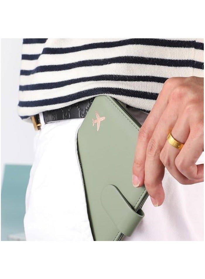 Passport Holder for Travel women/Men, Cute Passport Wallet Rfid Blocking Card Slots, Rfid Passport Cover/CaseTravel Wallet, Passport Book Holder  - Image 5