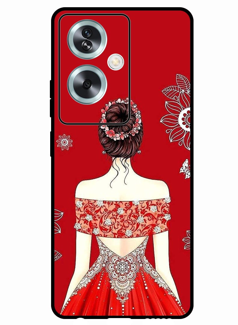 Theodor Protective Case Anti Scratch Shock Proof Bumper Cover For Oppo A2 Cute Ladyy - Image 1