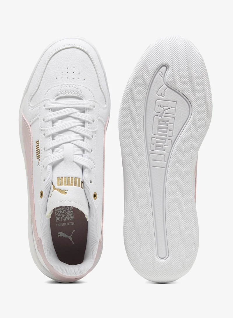 Puma PUMA White-Misty Pink-PUMA Gold Court Bae for Women | Best Price UAE