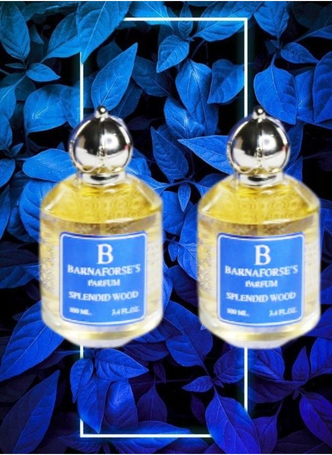 Splendid 2 Pieces Barnaforse's Parfume Splendid Wood 100ML  - Image 1