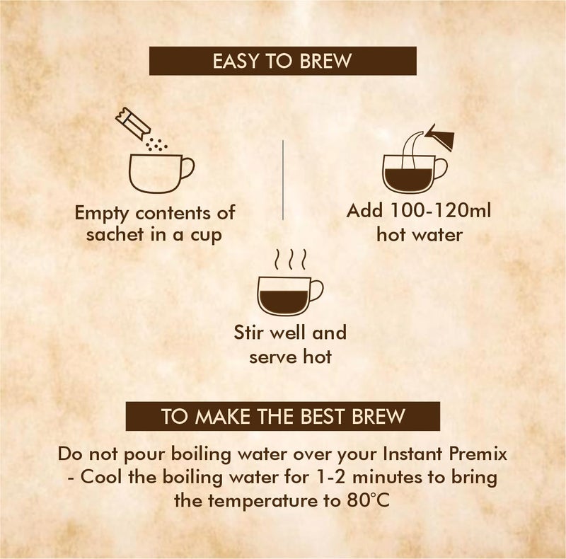 Octavius | Cardamom Chai Premix Tea - 10 Pouches (Pack Of 2) | Elaichi Chai | Gift Tin Pack | Premix Tea Powder | Instant Tea | Tea Premix | 1 Minute Tea - (15Gm X 20 Sachets, Chai Tea) - Image 3