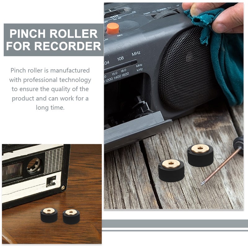 Cassette Tape Player Pinch Roller Convenient Radio Pinch Roller Tape Supply - Image 2